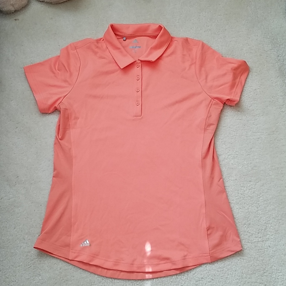 Orange Adidas Golf Top